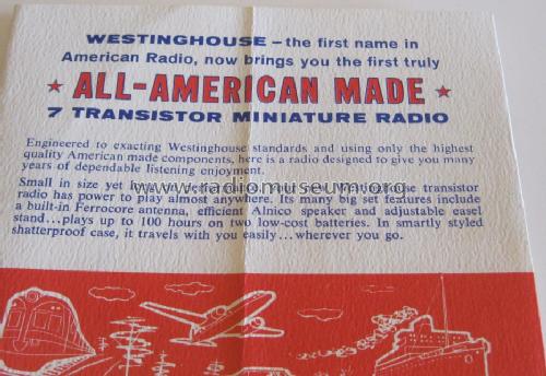 H-732P7GP Ch= V-2403-1; Westinghouse El. & (ID = 1510514) Radio