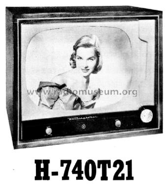 H-740T21 Ch= V-2233-1; Westinghouse El. & (ID = 1226273) Television