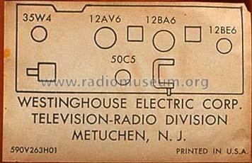 H-745T5 Ch= V-2395-1A; Westinghouse El. & (ID = 915745) Radio