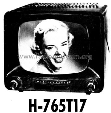 H-765TU17 Ch= V-2240-1; Westinghouse El. & (ID = 1226453) Television