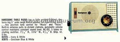 H-825T5 ; Westinghouse El. & (ID = 657870) Radio