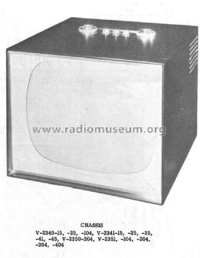 H-965K21C Ch= V-2341-45; Westinghouse El. & (ID = 2124164) Television