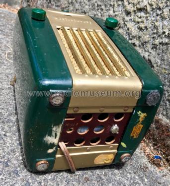 'Little Jewel' 'Refrigerator' H-124; dark green; Westinghouse El. & (ID = 2129115) Radio