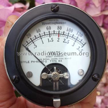 Radio Voltmeter BX PH-61432-2 IS-117; Westinghouse El. & (ID = 2008175) Equipment