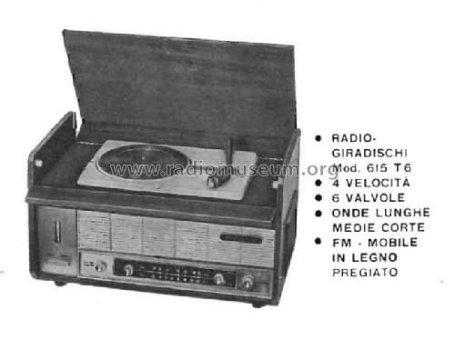 Turntable Radio 615 T6; Westinghouse El. & (ID = 3067464) Radio