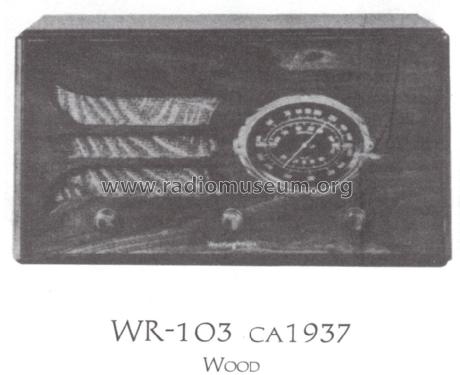 WR-103 ; Westinghouse El. & (ID = 1508256) Radio