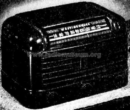 WR12X10 Radio Westinghouse El. & Mfg. Co. - see also Canadian W ...