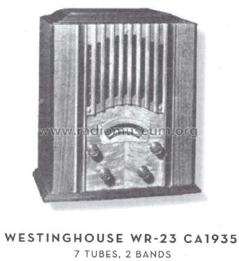 WR-23 ; Westinghouse El. & (ID = 1559846) Radio