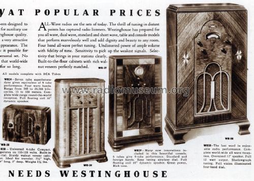 WR-24 ; Westinghouse El. & (ID = 1703268) Radio