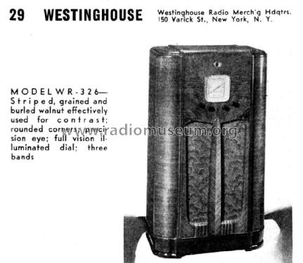 WR 326 ; Westinghouse El. & (ID = 1006640) Radio