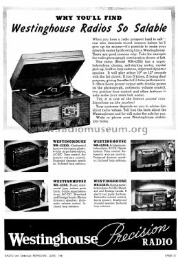 WR42X1 ; Westinghouse El. & (ID = 1052374) Radio