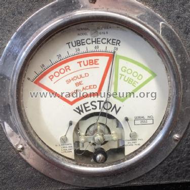 Tubechecker 676R; Weston Electrical (ID = 3115844) Equipment