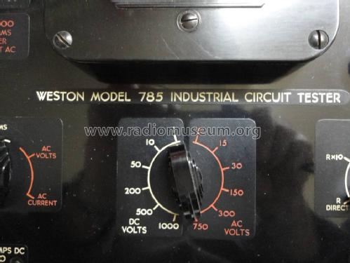 Industrial Circuit Tester 785 Type 4; Weston Electrical (ID = 1012256) Equipment