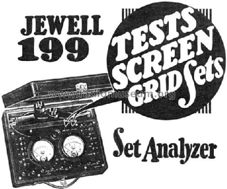 Jewell Radio Set Analyzer Pattern 199; Weston Electrical (ID = 111888) Ausrüstung