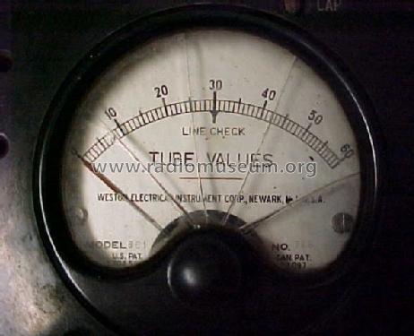 Tube checker 661; Weston Electrical (ID = 1267658) Equipment