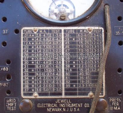 Jewell Tube Checker 675; Weston Electrical (ID = 1178440) Equipment