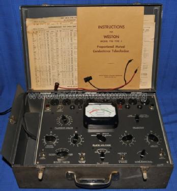 Vacuum Tube Testing Equipment 798 5A; Weston Electrical (ID = 752079) Equipment