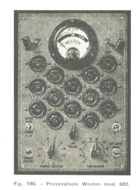 Tube Tester 682; Weston Electrical (ID = 2576693) Equipment