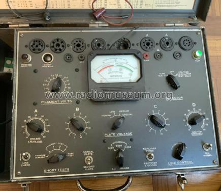 Vacuum Tube Testing Equipment 798 5A Equipment Weston Electrical ...