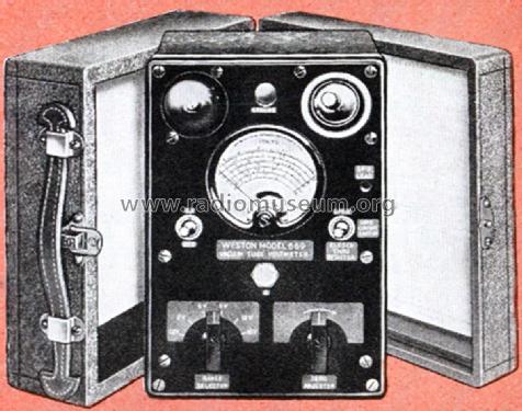 Vacuum Tube Voltmeter 669; Weston Electrical (ID = 1807515) Equipment