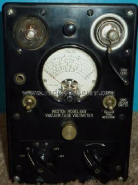 Vacuum Tube Voltmeter 669; Weston Electrical (ID = 3075495) Equipment