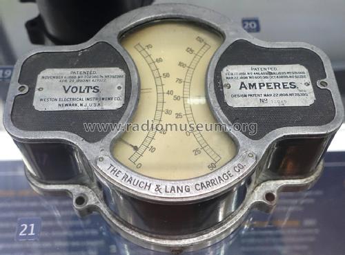 Volts & Amperes Meter Automobile; Weston Electrical (ID = 2989749) Equipment