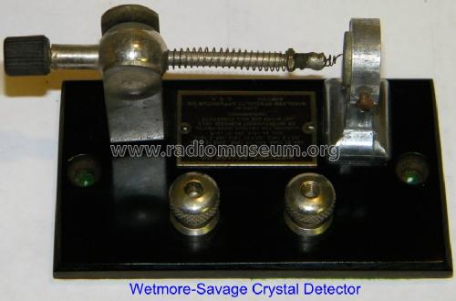 Stand alone crystal detector ; Wetmore-Savage Co.; (ID = 886318) Radio part