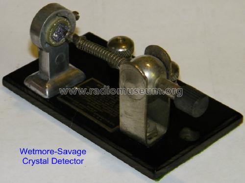 Stand alone crystal detector ; Wetmore-Savage Co.; (ID = 886320) Radio part