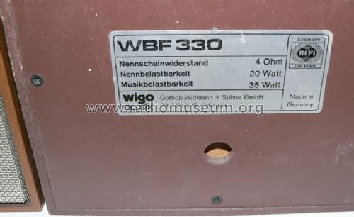WBF330; Wigo acustic, G. (ID = 1419395) Lautspr.-K