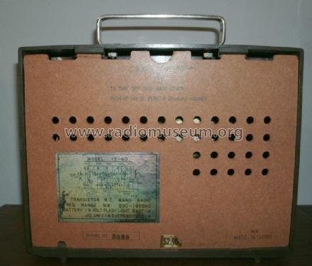 YS-60; Wilco Sanyo Electric (ID = 3059672) Radio