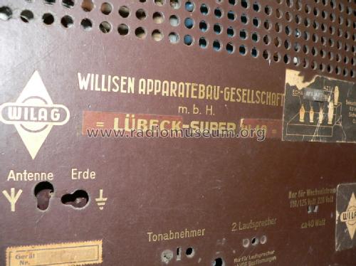 Lübeck W ; Willisen Wilag, Hans (ID = 1802601) Radio