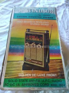 Windsor 500 2075G; Windsor Industries, (ID = 2310459) Radio