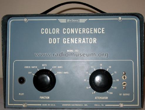 Color Convergence Dot Generator 250; Winston Electronics (ID = 1264980) Ausrüstung