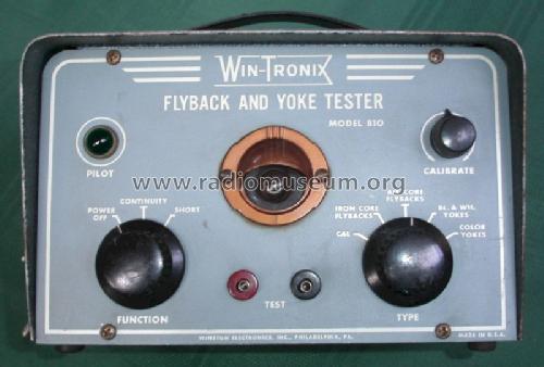 Flyback and Yoke Tester 810; Winston Electronics (ID = 1327192) Equipment
