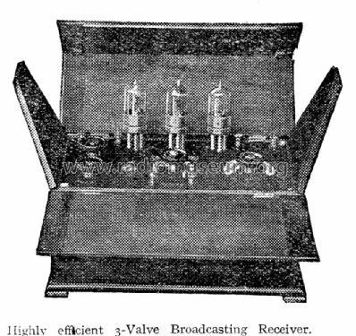 3-Valve Broadcasting Receiver ; Wireless (ID = 1072507) Radio