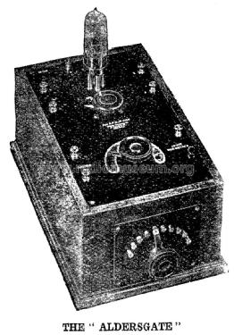 The 'Aldersgate' Single Valve Set; Wireless (ID = 1072509) Radio