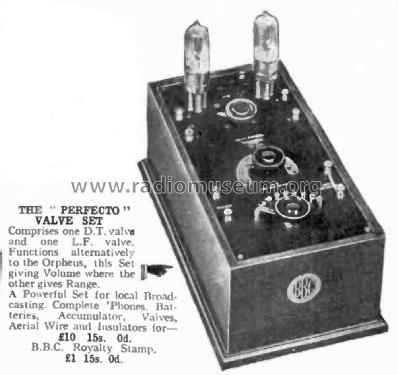 The 'Perfecto' two-valve set ; Wireless (ID = 2420569) Radio