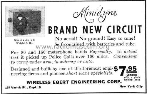 Minidyne ; Wireless Egert (ID = 2074479) Radio