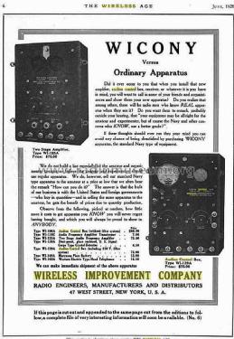 Audion Control Box WI-129A; Wireless Improvement (ID = 1063518) mod-pre26