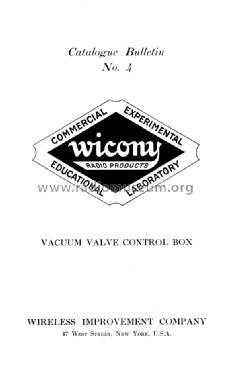 Vacuum Valve Control Box Type WI-106A; Wireless Improvement (ID = 1008575) mod-pre26