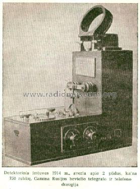 Crystal Radio ; Wireles telegraphy (ID = 809487) Crystal