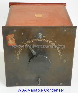 Laboratory Variable Condenser No. 300; Wireless Specialty (ID = 1505471) Equipment