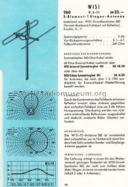 260; Wisi Wilh. Sihn; (ID = 1820168) Antenna