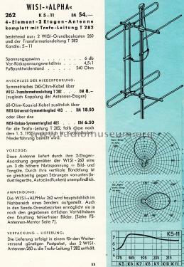 Alpha 262; Wisi Wilh. Sihn; (ID = 1820170) Antenna