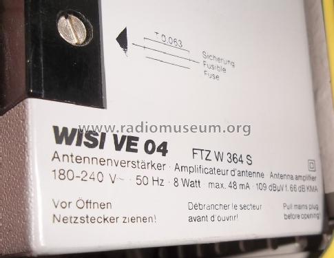 Antennenverstärker VE 04; Wisi Wilh. Sihn; (ID = 1638248) RF-Ampl.