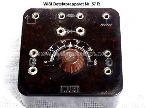 Detektor-Empfänger 57R; Wisi Wilh. Sihn; (ID = 325983) Galène