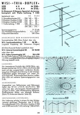 Tria-Duplex 532; Wisi Wilh. Sihn; (ID = 1822730) Antenne