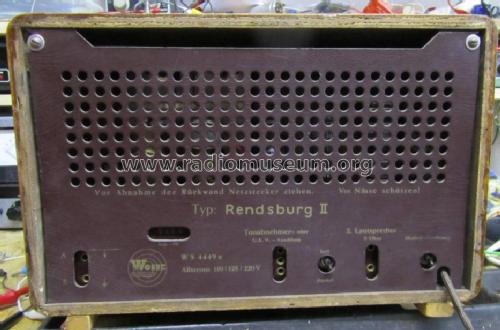 Rendsburg II WS4449a; Wobbe-Radio; Winsen, (ID = 1165685) Radio