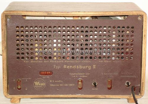 Rendsburg II WS4449a; Wobbe-Radio; Winsen, (ID = 2090444) Radio