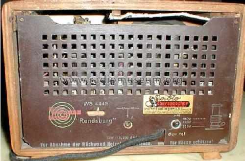 Rendsburg I WS4449; Wobbe-Radio; Winsen, (ID = 59672) Radio